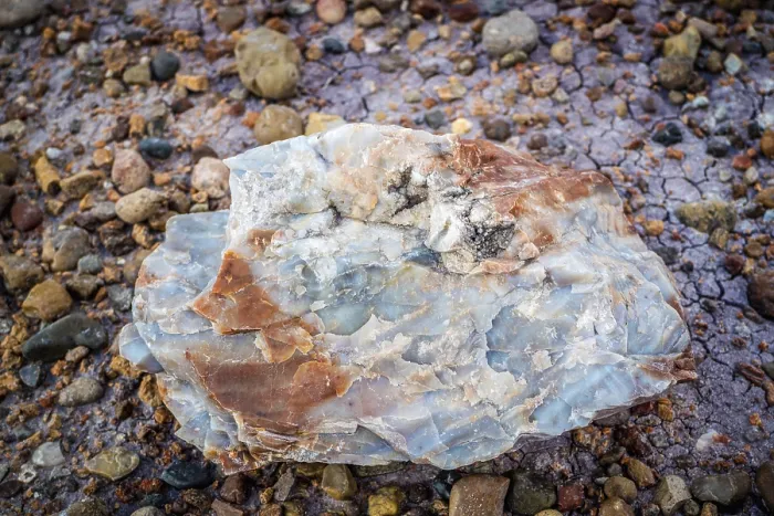 Framed Print : Mineral formation due to temperature changes in Petrified Forest Nationa Park