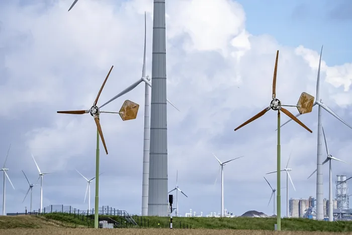 Framed Print : Mini wind turbines, from the Dutch company Ecoways EAZ wind turbine