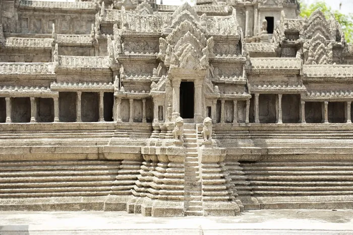 Framed Print : Miniature copy of Angkor Wat Temple at Wat Phra Kaeo