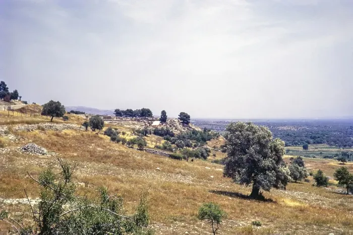 Framed Print : Minoan palace archaeological site, Phaistos, Crete, Greece, Europe 1972, Europe Framed Print : Minoan palace archaeological site, Phaistos, Crete, Greece, Europe 1972, Europe