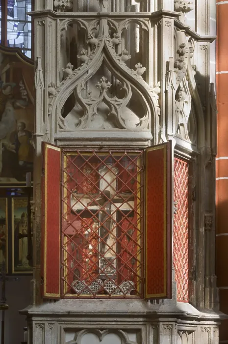 Framed Print : Miraculous cross in the sacrament house