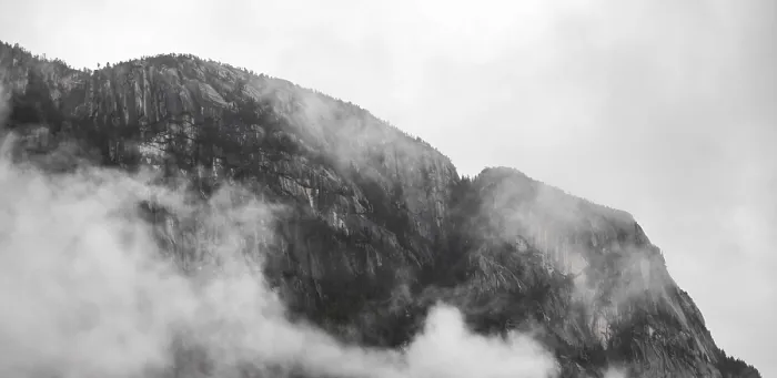 Framed Print : Misty clouds enveloping rugged mountains Framed Print : Misty clouds enveloping rugged mountains