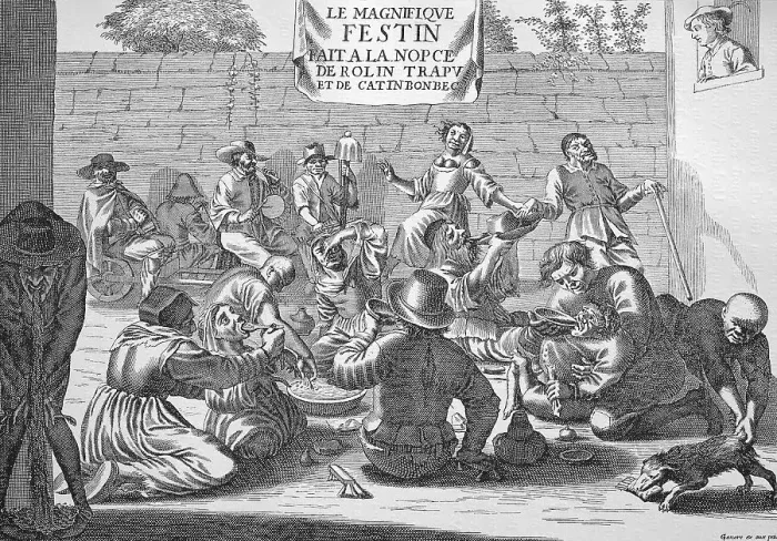 Framed Print : Mockery of a beggar's wedding