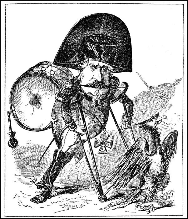 Framed Print : Mockery, caricature of Napoleon III Framed Print : Mockery, caricature of Napoleon III