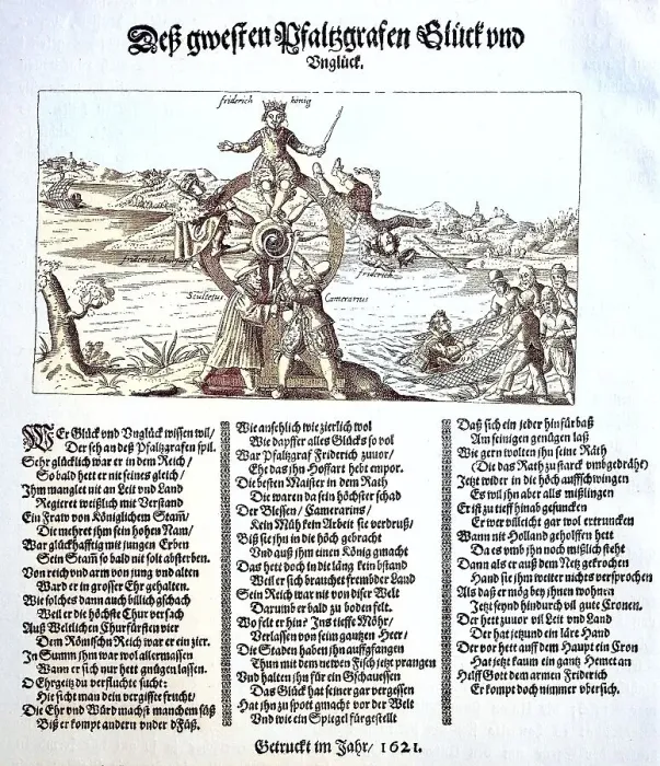 Framed Print : Mockery leaflet on Elector Frederick V Framed Print : Mockery leaflet on Elector Frederick V