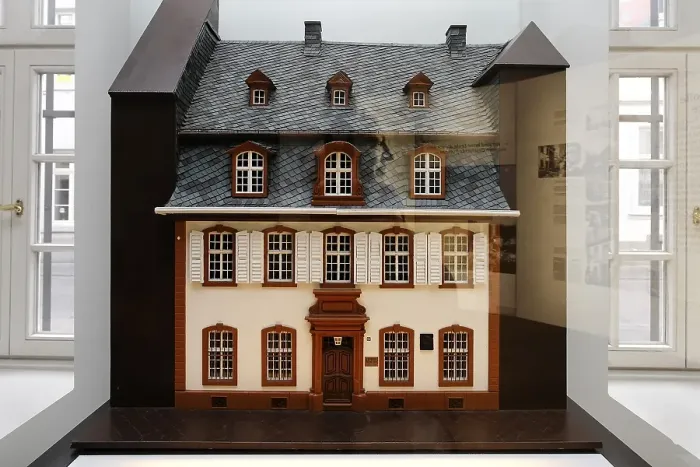 Framed Print : Model of the house where Karl Marx was born Framed Print : Model of the house where Karl Marx was born