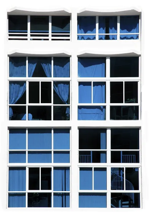 Framed Print : Modern building in urban city at the day Framed Print : Modern building in urban city at the day