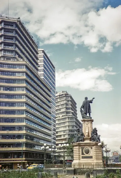 Framed Print : Modern buildings on the Paseo de la Reforma, Ciudad de Mexico, Mexico City, CDMX, Mexico around 1961