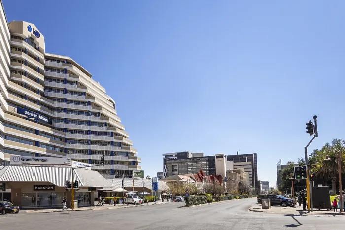 Framed Print : Modern downtown Windhoek, Namibia - 11 August