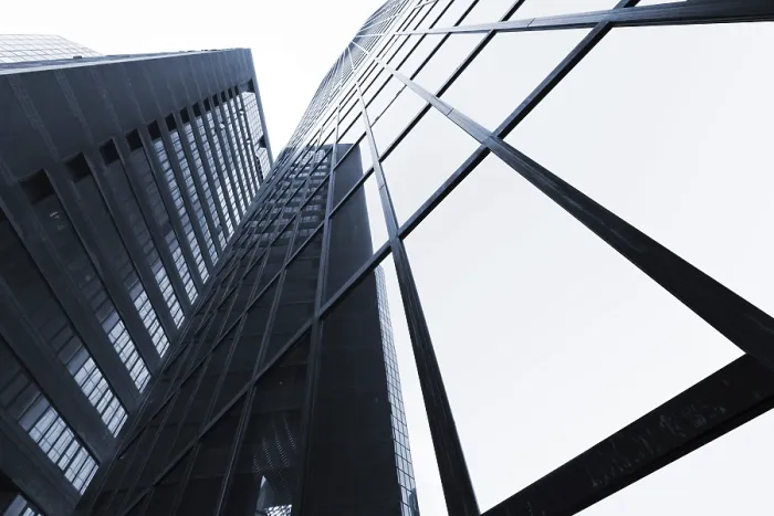 Framed Print : Modern office building under sky