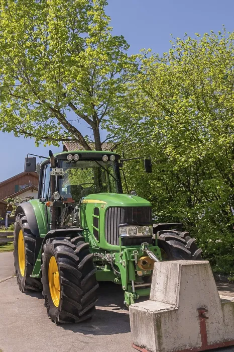 Framed Print : Modern tractor, John Deere 6830 Premium