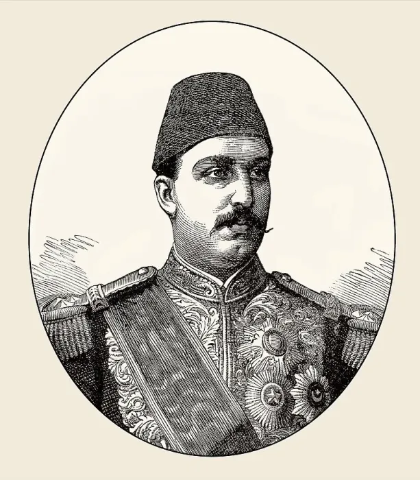Framed Print : Mohamed Tewfik Pasha, 1852 - 1892 Framed Print : Mohamed Tewfik Pasha, 1852 - 1892