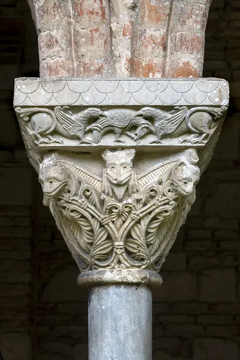 Framed Print : Moissac, Saint-Pierre Abbey, cloister Framed Print : Moissac, Saint-Pierre Abbey, cloister