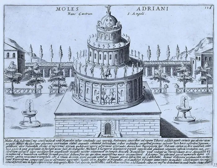 Framed Print : Moles Adriani Nunc Castrum S. Angeli Framed Print : Moles Adriani Nunc Castrum S. Angeli