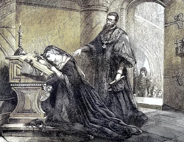 Framed Print : The last moments in the life of Mary