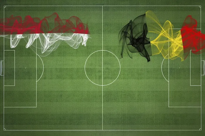 Framed Print : Monaco vs Belgium Soccer Match