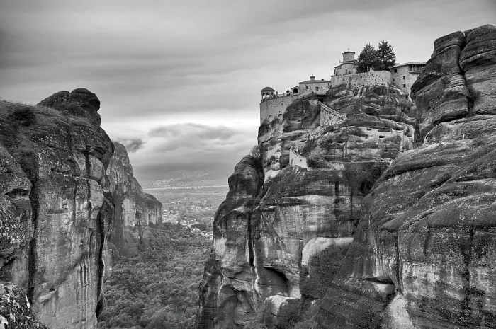 Framed Print : Monastery of Varlaam, Meteora Monasteries