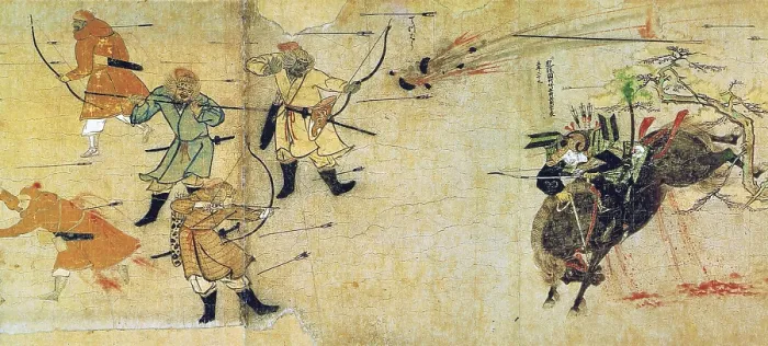 Framed Print : The Mongol invasions of Japan of 1274 Framed Print : The Mongol invasions of Japan of 1274