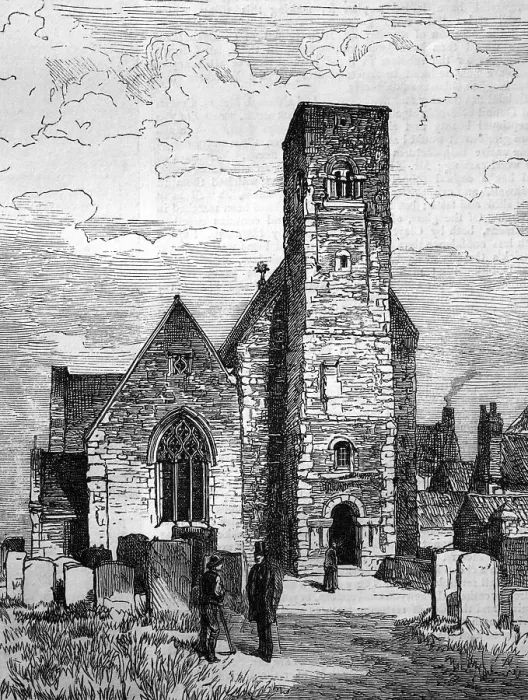 Framed Print : Monkwearmouth Church in Sunderland Framed Print : Monkwearmouth Church in Sunderland
