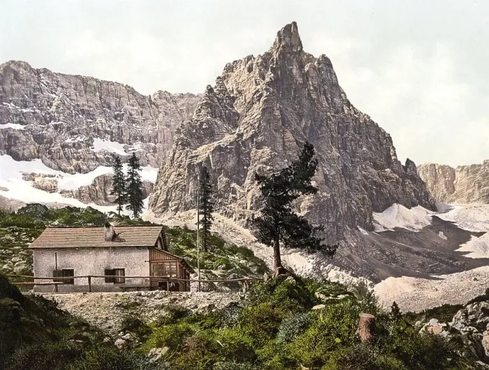 Framed Print : Mont Surlon, Farmhouse, former Tyrol Framed Print : Mont Surlon, Farmhouse, former Tyrol