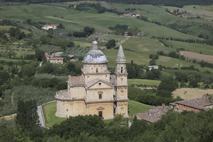 Framed Print : Montepulciano, Church of Madonna di San Biagio