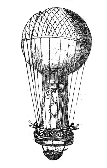 Framed Print : Montgolfiere from 11 September 1783 Framed Print : Montgolfiere from 11 September 1783