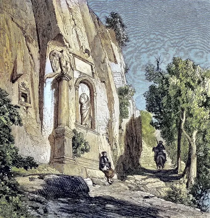 Framed Print : A monument carved in rock at Amasserah Framed Print : A monument carved in rock at Amasserah