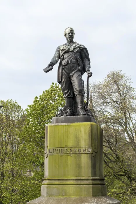Framed Print : Monument, statue of David Livingstone