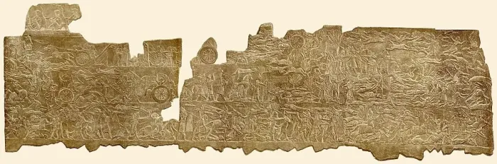 Framed Print : Monumental relief of the Battle of Ulai Framed Print : Monumental relief of the Battle of Ulai