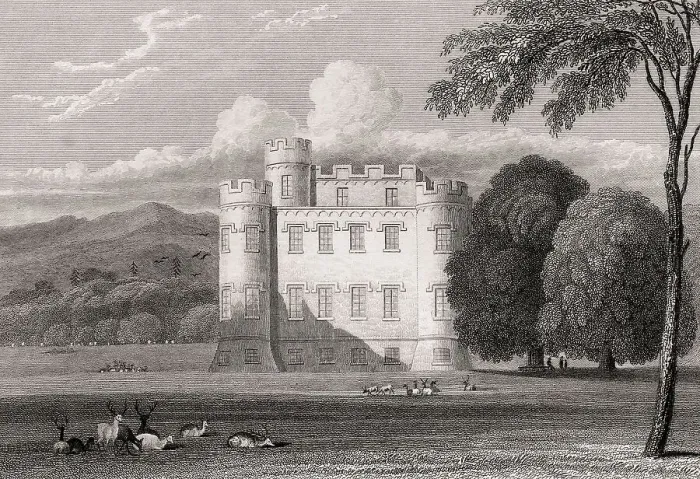 Framed Print : Monzie Castle, Monzie, Perthshire Framed Print : Monzie Castle, Monzie, Perthshire