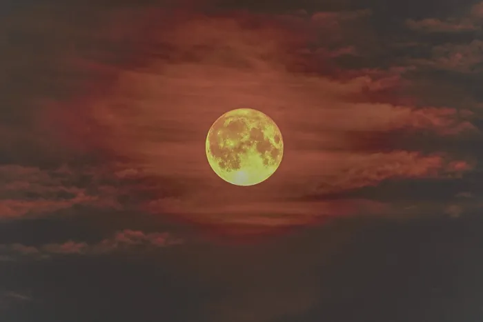 Framed Print : Full moon, supermoon, blood moon behind clouds Framed Print : Full moon, supermoon, blood moon behind clouds