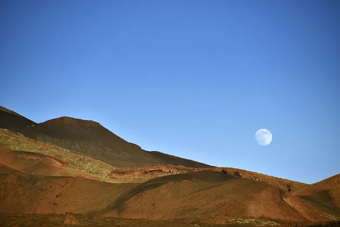 Framed Print : Moonrise above Pico Viejo, Teide National Park Framed Print : Moonrise above Pico Viejo, Teide National Park