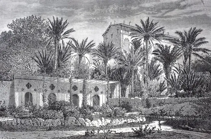 Framed Print : The Moreno Garden, Bordighera, Imperia Province