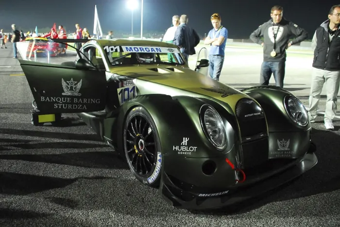 Framed Print : A Morgan racing car in the GT3 series on the race track in Adria Framed Print : A Morgan racing car in the GT3 series on the race track in Adria