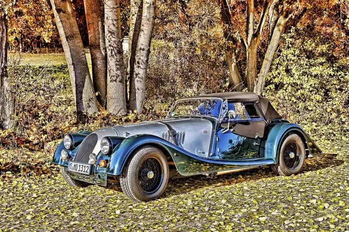 Framed Print : Morgan Roadster Brooklands Edition