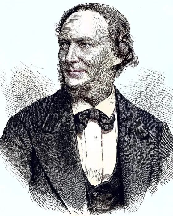Framed Print : Moritz Carriere, 5 March 1817, 19 January 1895