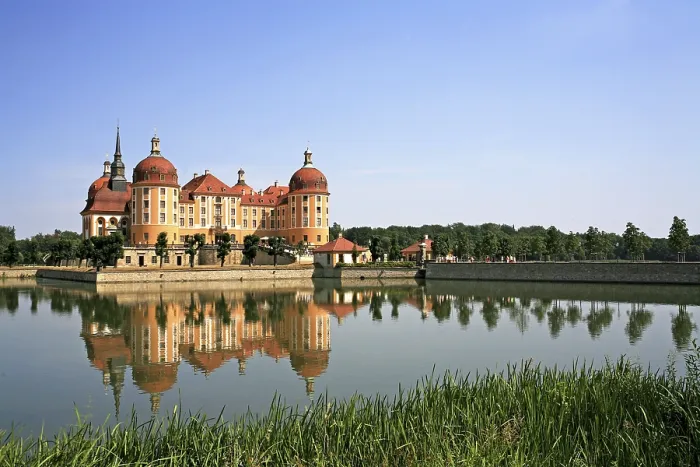 Framed Print : Moritzburg Castle, picturesque