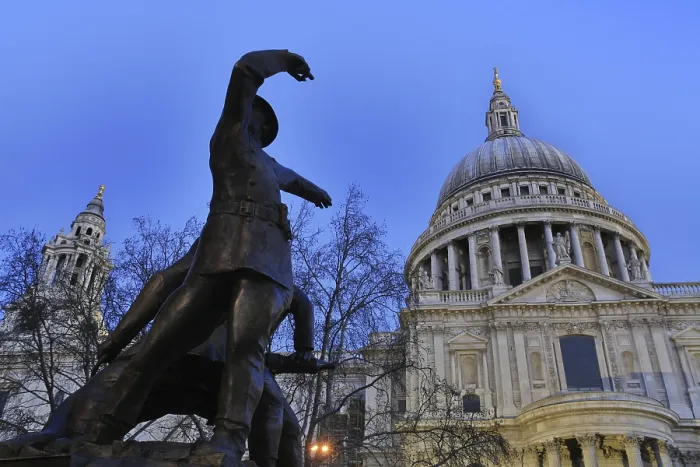Framed Print : Morning dawns at St. Paul's Framed Print : Morning dawns at St. Paul's
