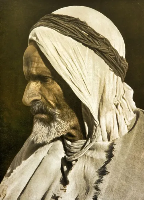 Framed Print : Moroccan Bedouin sheik ca. 1915 Framed Print : Moroccan Bedouin sheik ca. 1915