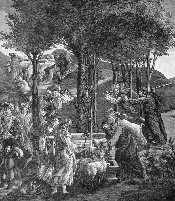 Framed Print : Moses goes from Egypt to Midian