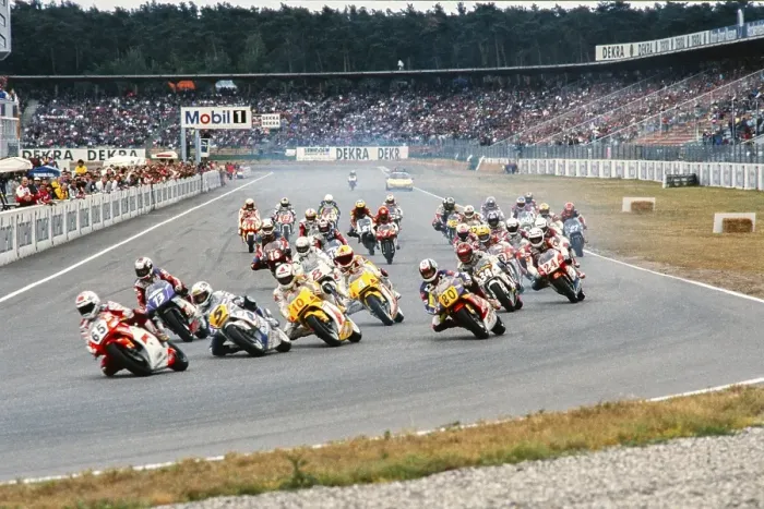 Framed Print : Motorbike World Championship, GP of Germany, start 250 ccm, Hockenheimring, 13 June 1993