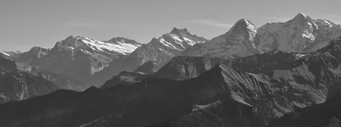 Framed Print : Mount Eiger and other high mountains in the Bernese Oberland Framed Print : Mount Eiger and other high mountains in the Bernese Oberland