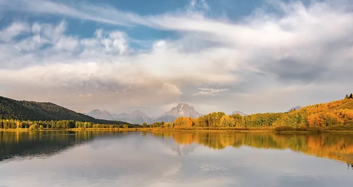 Framed Print : Mount Moran reflected in Snake River Framed Print : Mount Moran reflected in Snake River