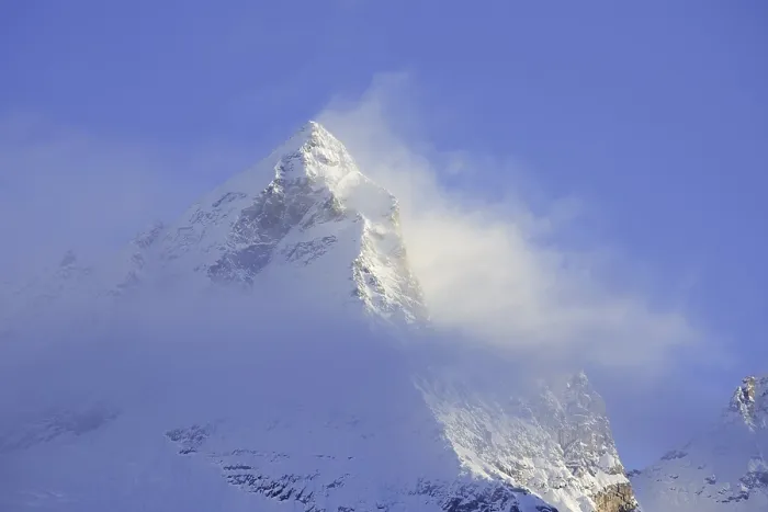 Framed Print : The mountain Becca di Monciair