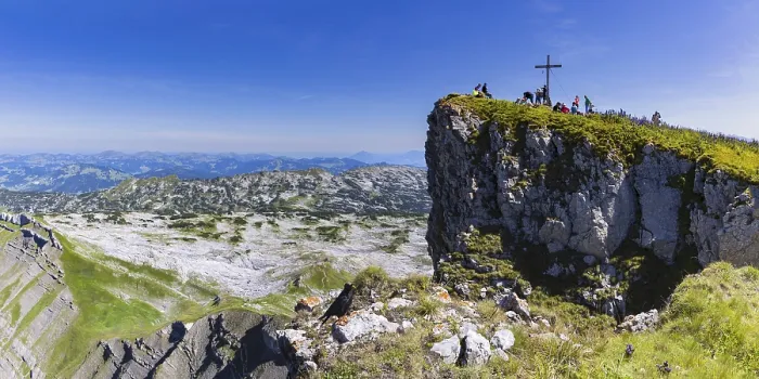 Framed Print : Mountain hiker, Hoher Ifen, 2230m Framed Print : Mountain hiker, Hoher Ifen, 2230m