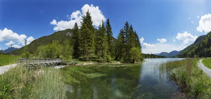 Framed Print : Mountain lake, Pillersee, Sankt Ulrich am Pillersee
