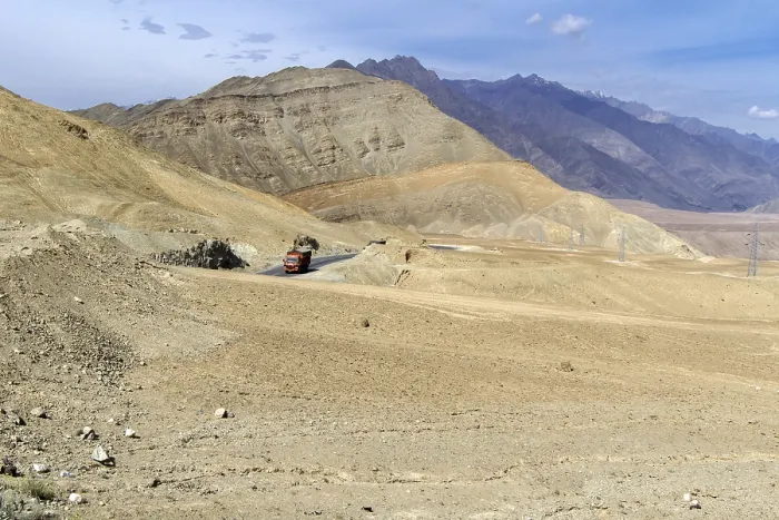 Framed Print : Mountain landscape in Ladakh, northern India