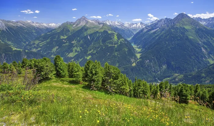 Framed Print : Mountain landscape in the Penken hiking area