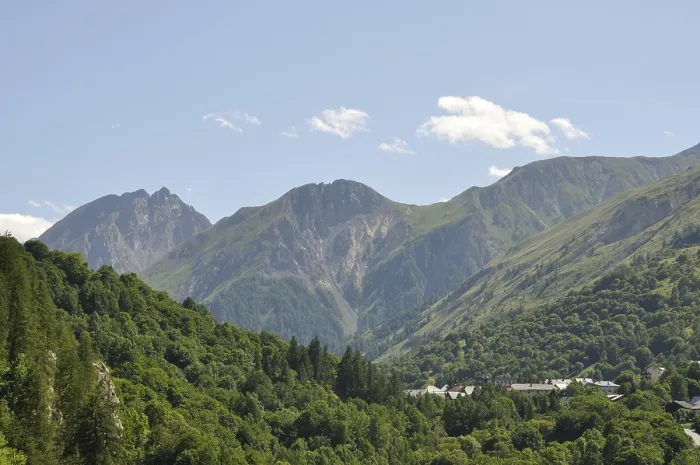 Framed Print : Mountain landscape in Valloire in France