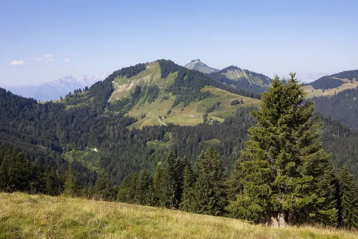 Framed Print : Mountain landscape, view from the Feichtensteinalm to the Bergkoepfel and Schmittenstein Framed Print : Mountain landscape, view from the Feichtensteinalm to the Bergkoepfel and Schmittenstein